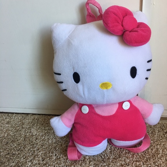 hello kitty plush backpack